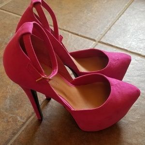 Pink Platform Heels